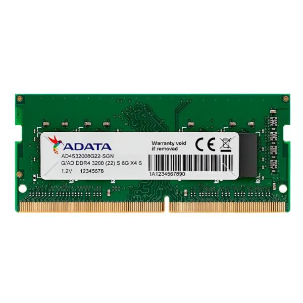 RAM DDR4 8GB ADATA 3200MHz para Laptop