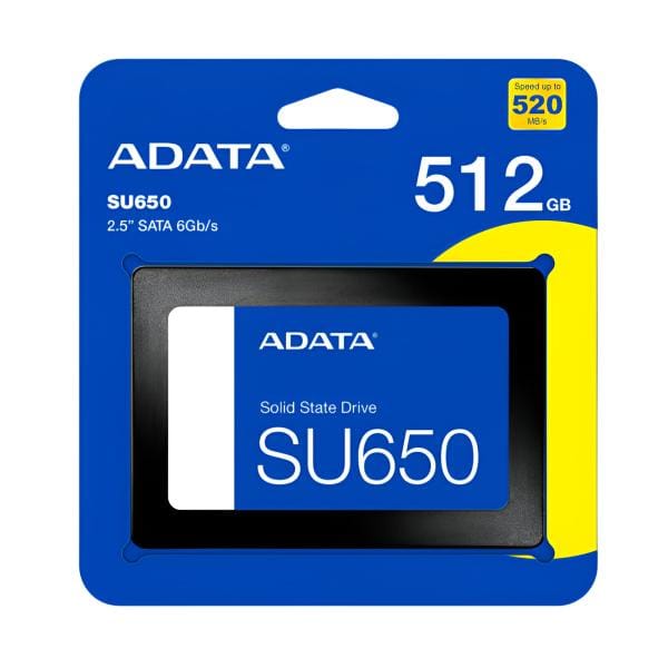 SSD ADATA SU650 512GB SATA III 2.5″ – 520MB/s