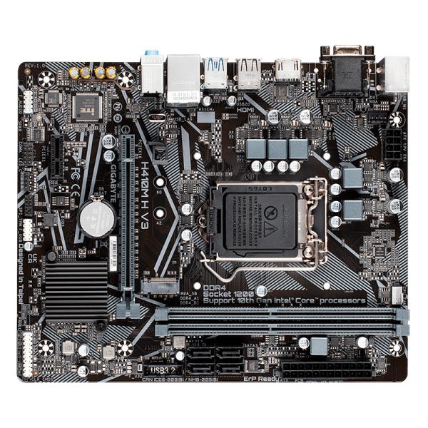 TARJETA MADRE GIGABYTE H410M H V3 LGA1200 MICRO-ATX DDR4