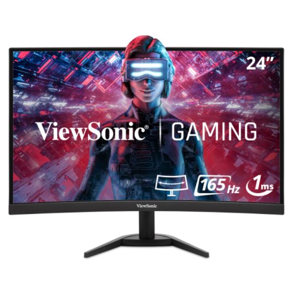 Monitor 24″ ViewSonic VX2468 165Hz Curved Gaming
