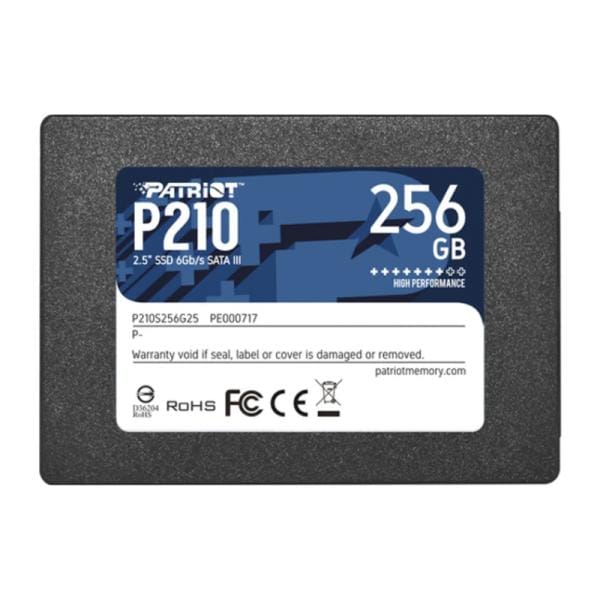 SSD 256GB PATRIOT P210 SATA III 2.5″ 500MB/s
