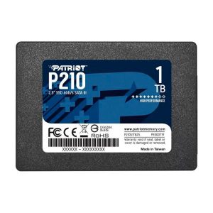 HD INTERNO SOLIDO 1TB PATRIOT P210 2.5" SATA III 520MB/S / 430MB/S P210S1TB25