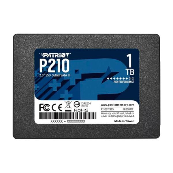 SSD 1TB PATRIOT P210 2.5″ SATA III Negro