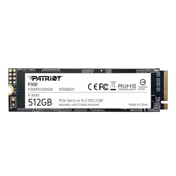Patriot P300 512GB SSD M.2 NVMe PCIe Gen3