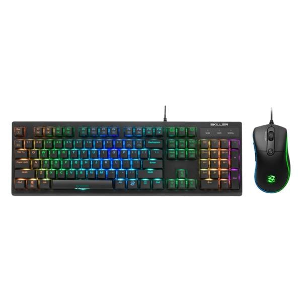 Teclado y Mouse Gaming RGB Sharkoon SGB30 Alámbrico