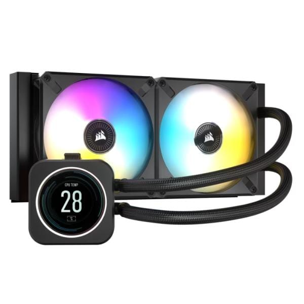 Corsair iCUE H100i Elite LCD 240mm Negro