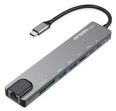 Hub USB-C 8 en 1 ARGOM ARG-UB-0093