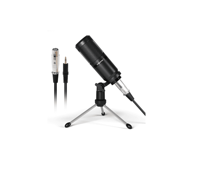 MAONO AU-PM360TR Micrófono Condensador XLR Negro
