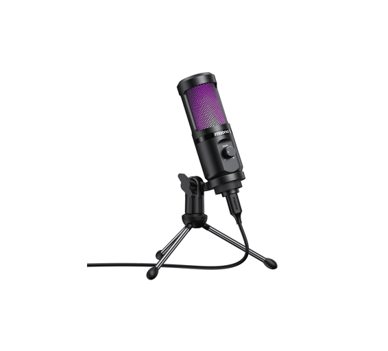 Micrófono Gaming USB RGB MAONO AU-PM461TR Negro