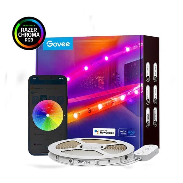 Cable LED RGBIC WiFi Govee 5M H619A1D1