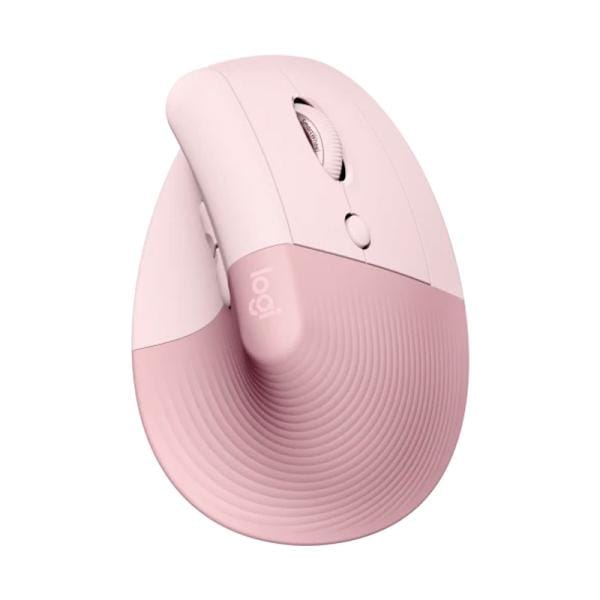 Mouse Logitech Lift Ergonómico Inalámbrico Rosado