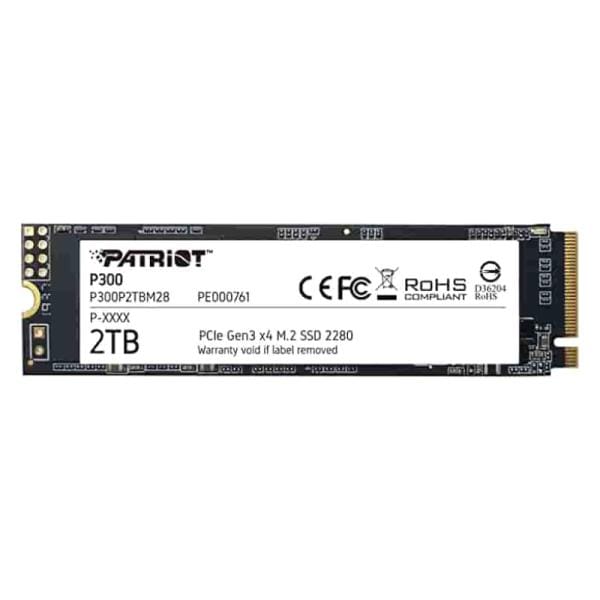 SSD NVMe 2TB Patriot P300 PCIe Gen3 M.2 2280