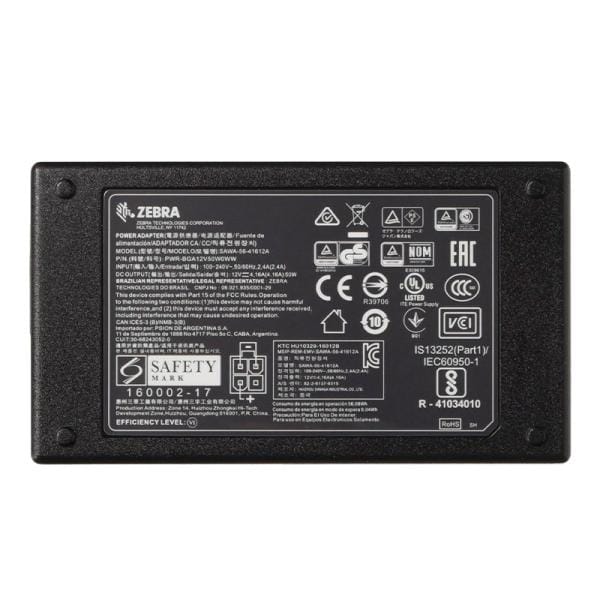 Adaptador Poder Zebra 12V 50W PWR-BGA12V50W0WW