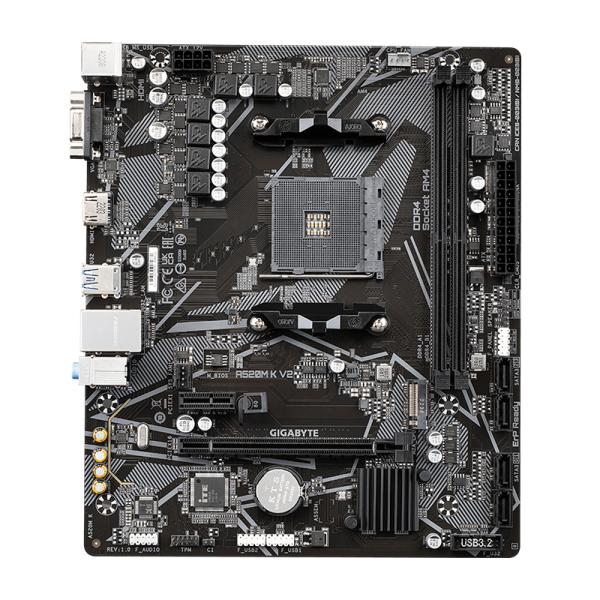 Tarjeta Madre GIGABYTE A520M-K V2 AM4 Micro-ATX DDR4