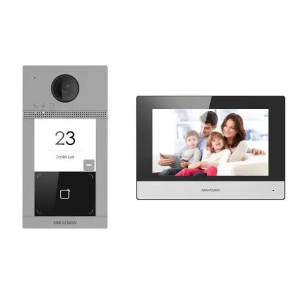 Kit Video Portero Control Acceso IP Hikvision DS-KIS604-P