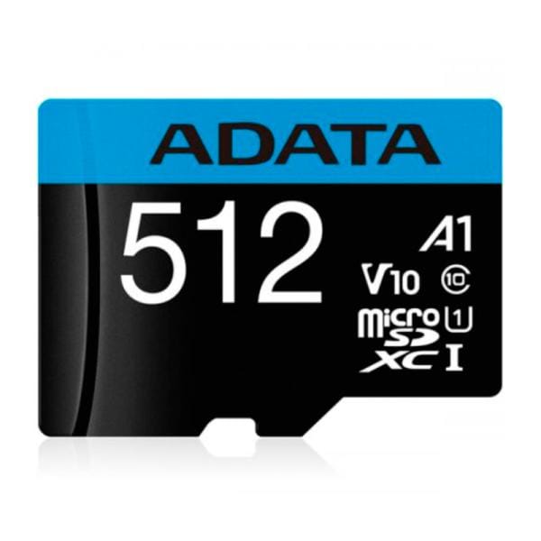 Micro SD 512GB ADATA Clase 10 A1 – 100MB/s