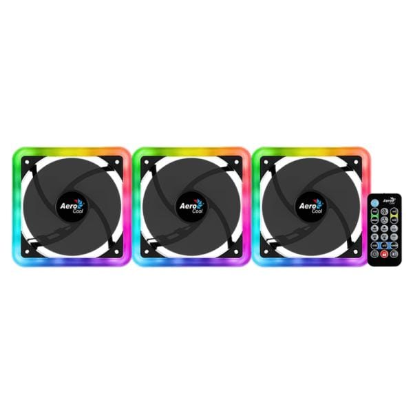 Abanico Aerocool Edge14 Pro ARGB 140mm Negro