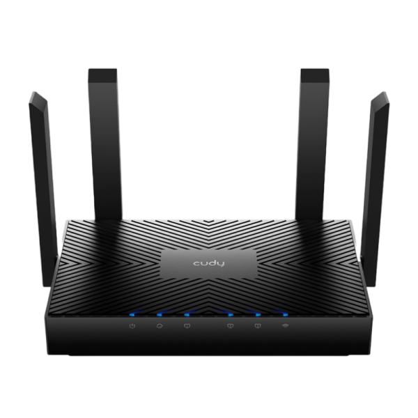 ROUTER INALAMBRICO CUDY WR3000 1.0 DOBLE BANDA 5GHZ AX3000 WI-FI 6 CUDY MESH