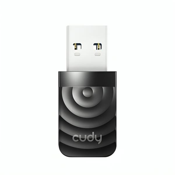 Adaptador WiFi USB Cudy AC1300 Doble Banda Negro