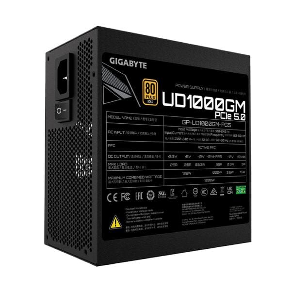 Gigabyte GP-UD1000GM 1000W 80 Plus Gold Modular