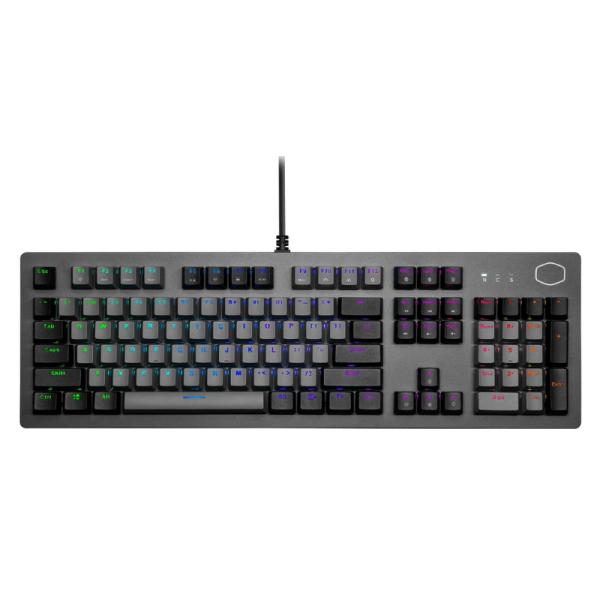 TECLADO GAMING RGB COOLER MASTER CK352 MECÁNICO ALÁMBRICO USB INGLÉS SWITCH ROJO CK-352-GKMR1-US