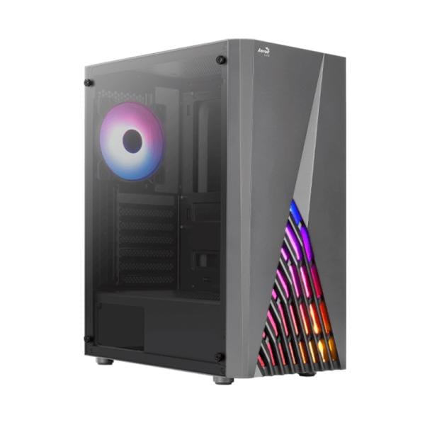 Case Gaming RGB Aerocool Delta G-BK-V2 Negro