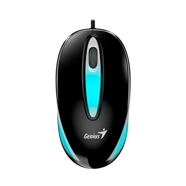 Mouse RGB Genius RS2 DX-Mini Alámbrico 1200 DPI