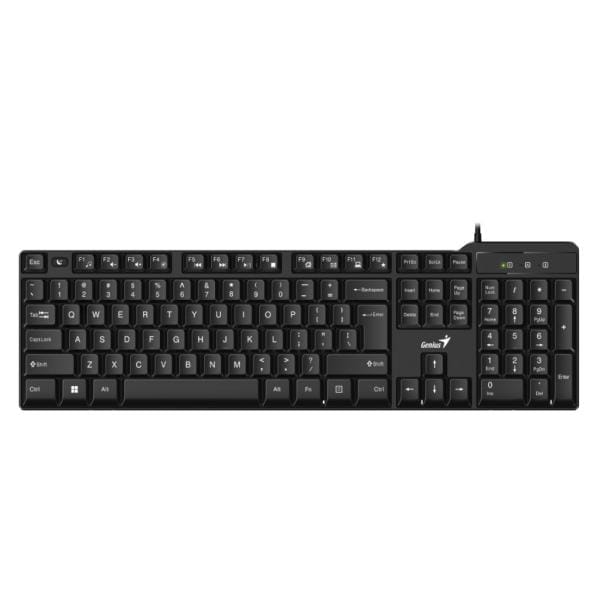 TECLADO GENIUS KB-100X MEMBRANA ALÁMBRICO USB ESPAÑOL 31310049401