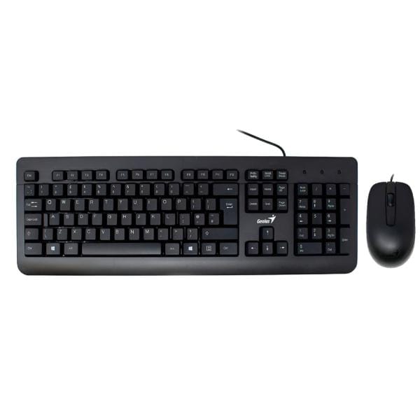 Combo Teclado y Mouse Genius KM-160 Negro