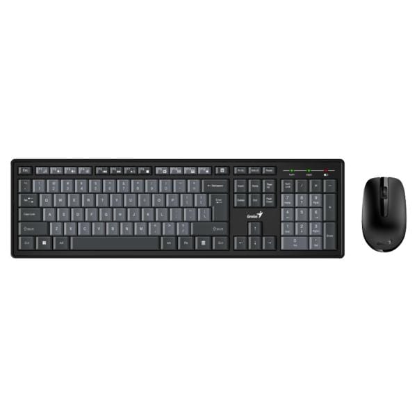 Teclado y Mouse Genius Smart KM-8200 Inalámbrico Negro/Gris