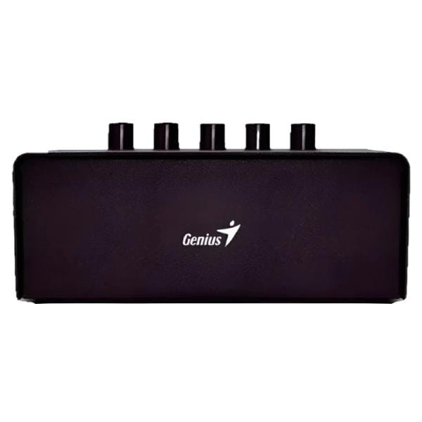Selector Audio 5 Vías Genius Negro – Control Parlantes