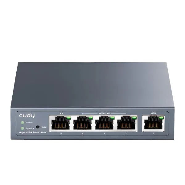 Router CUDY R700 Gigabit Multi-WAN Plateado