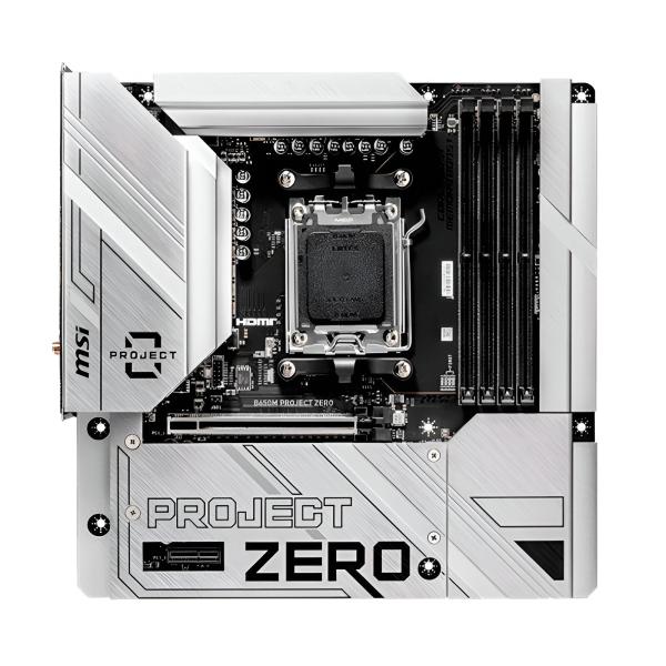 MSI B650M PROJECT ZERO mATX DDR5 AM5