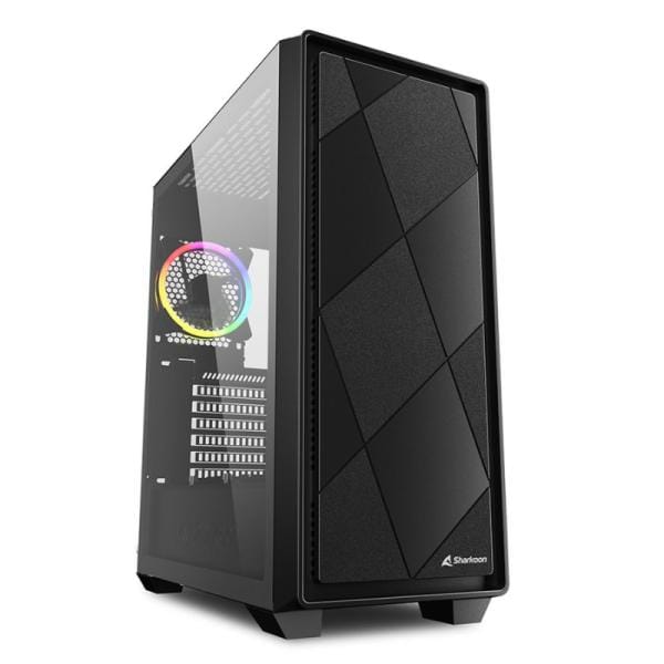 Case Gaming RGB Sharkoon VS8 Mid Tower Negro ATX