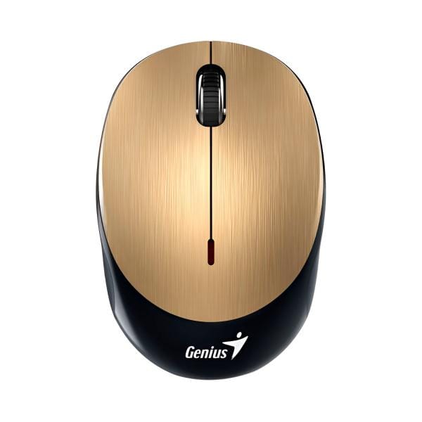 Mouse Genius RS2 Inalámbrico Bluetooth Dorado NX-9000BT