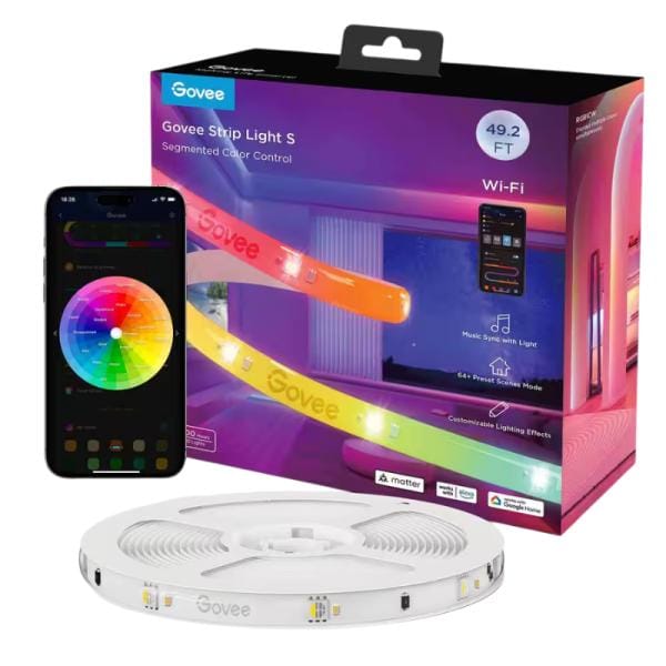 Govee H612A – Luces LED Inteligentes WiFi 5m RGBIC