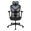 silla gaming mesh azul