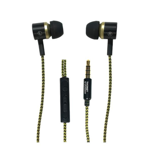 Audífonos Alámbricos THONET & VANDER KLEIN 3.5MM Negro