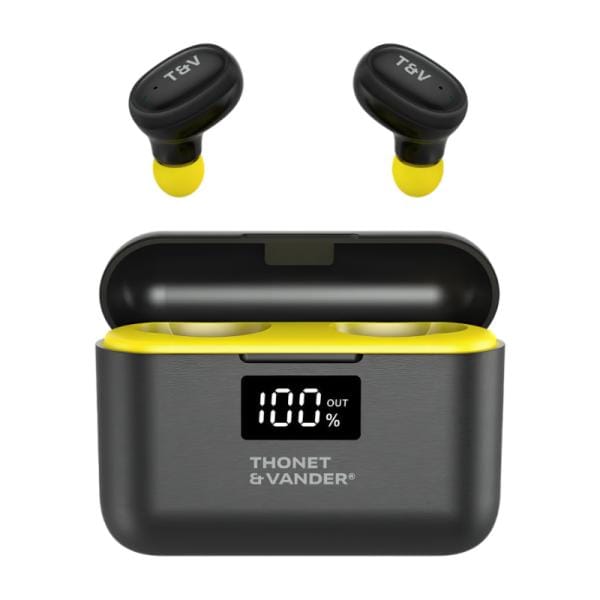 Audífonos Bluetooth Supraaurales THONET Negro Premium