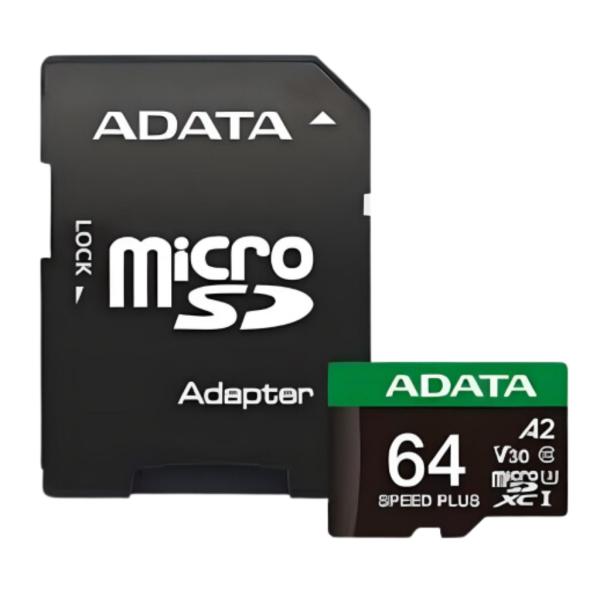 Tarjeta Micro SD 64GB ADATA Speed Plus 160 MB/s