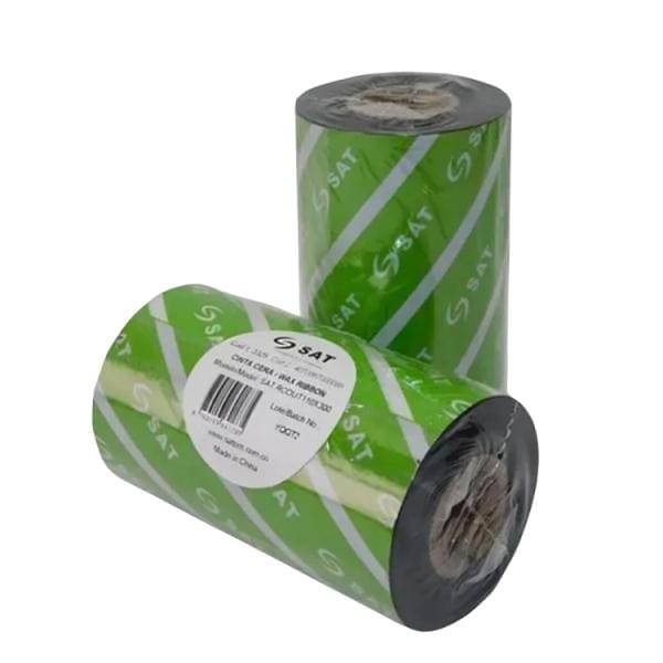 Ribbon Cera SAT AMERICA 110mm x 74m – 72 unidades