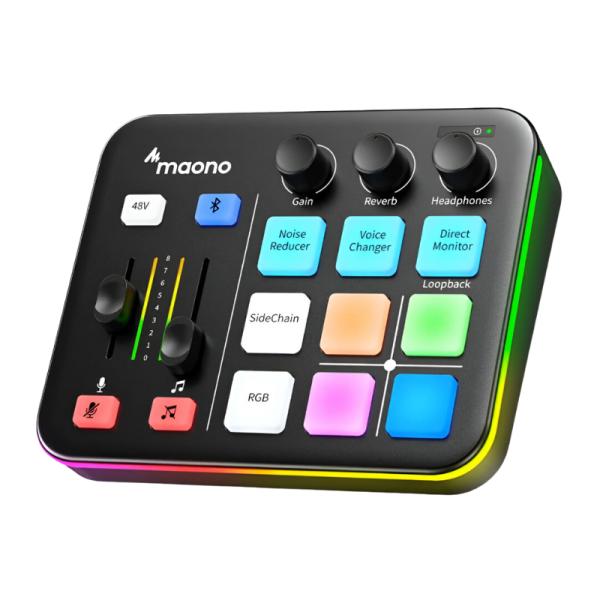 Interfaz de Audio MAONO G1 NEO RGB USB Bluetooth