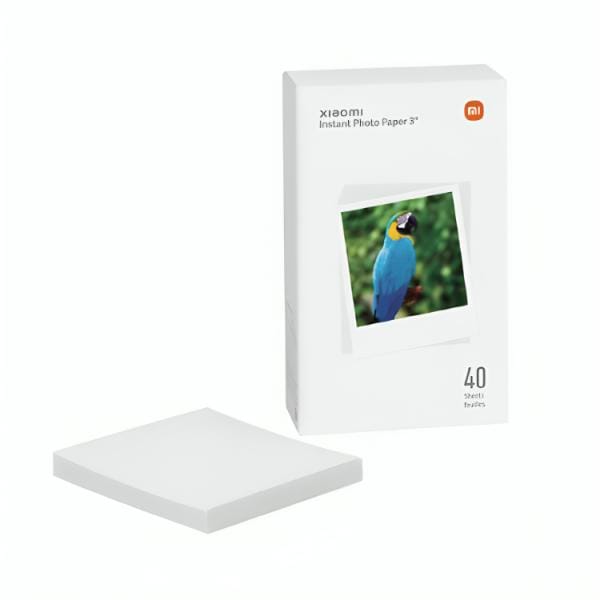 Papel Fotográfico Instantáneo Xiaomi 3″ 40 Hojas