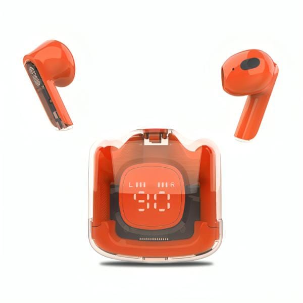 Audífonos Moonki TWS Bluetooth Naranja 12h Batería