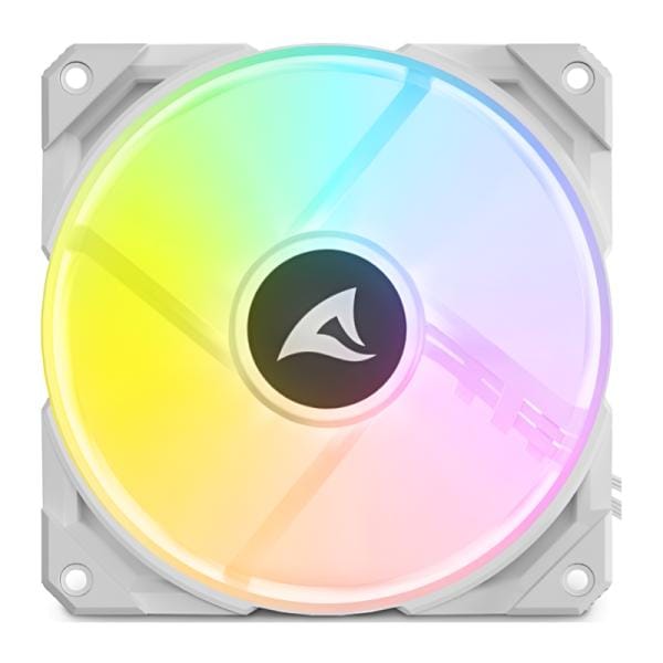Abanico Gaming RGB Sharkoon Rebel F50 120mm Blanco