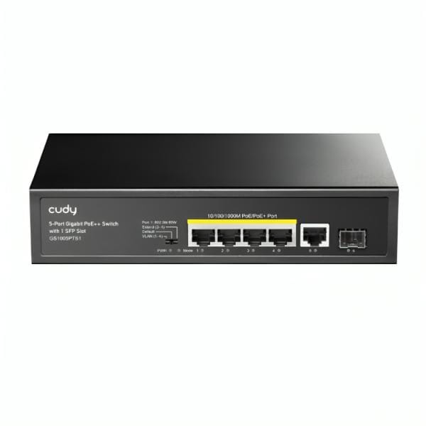Switch CUDY GS1005PTS1 Gigabit PoE 120W 5 Puertos