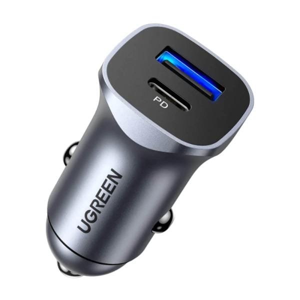 Cargador Carro UGREEN CD130 USB-C 30W Dual