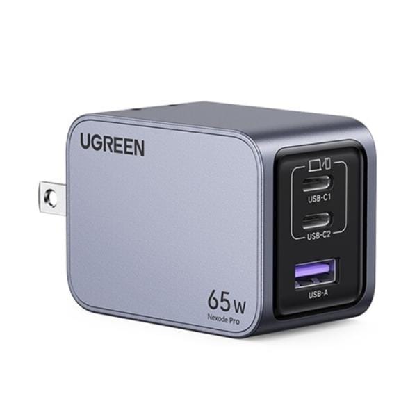 Cargador de Pared UGREEN X755 Nexode Pro 65W 3 Puertos