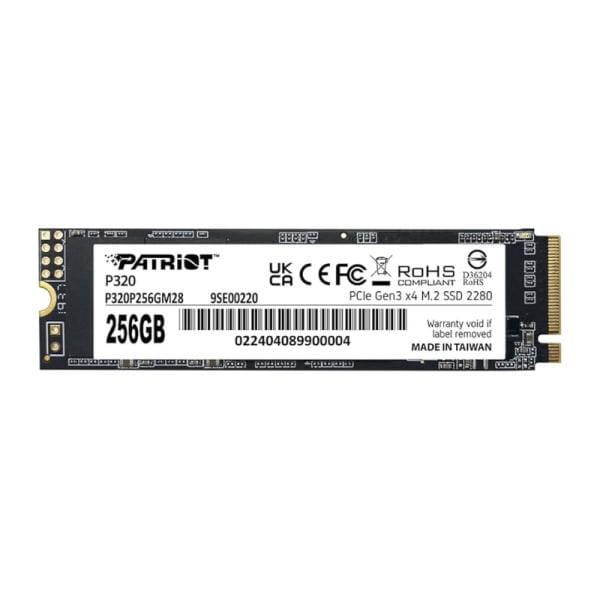 Patriot P320 256GB SSD NVMe M.2 PCIe Gen3