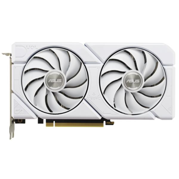 TARJETA DE VIDEO ASUS DUAL GEFORCE RTX 4060 EVO WHITE OC EDITION 8GB GDDR6 2535 MHZ 90YV0JCB-M0AA00